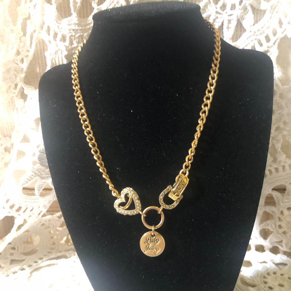 Vintage Juicy Couture Lady Juicy Necklace